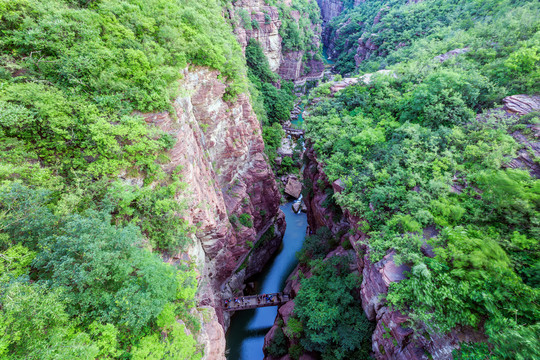 云台山红石峡