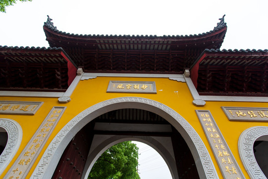 江苏苏州寒山寺大门