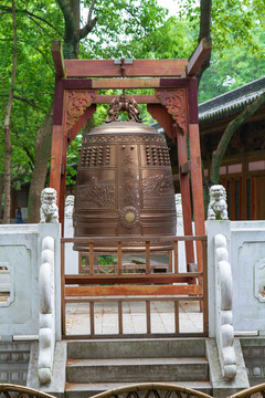 苏州寒山寺钟苑寒山寺长城和钟