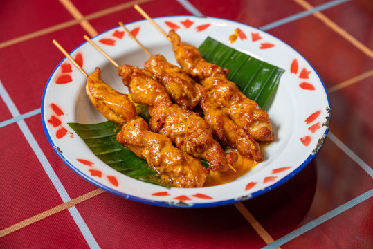 沙嗲鸡肉串