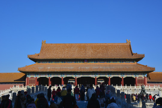 北京故宫太和门