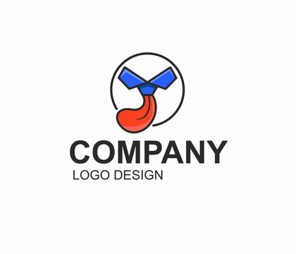 領(lǐng)帶西裝舌頭LOGO