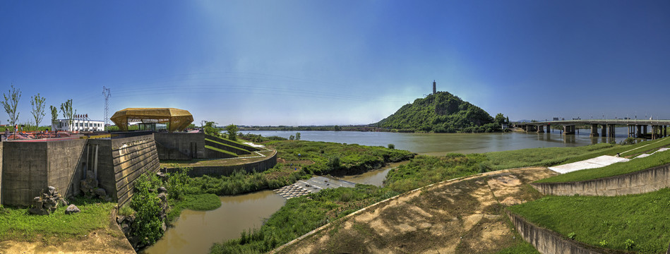 兰溪扬子江海锦城市生态公园全景