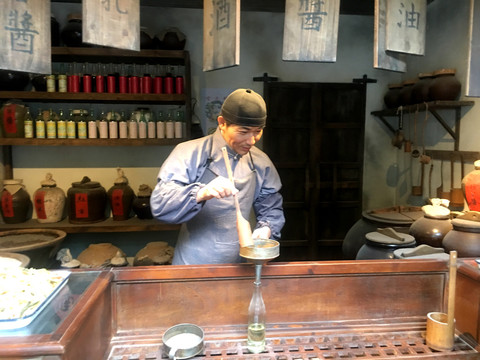 旧上海时期的酱油铺