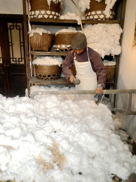 旧上海时期的棉花店铺