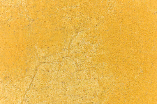黄色水泥墙表面
