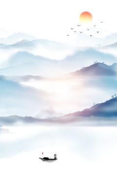 現(xiàn)代山水