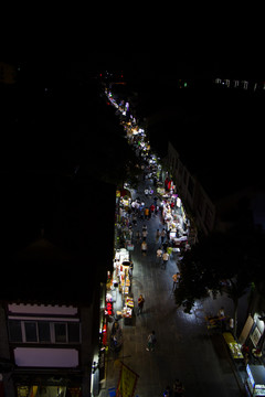 洛阳老城古街夜景