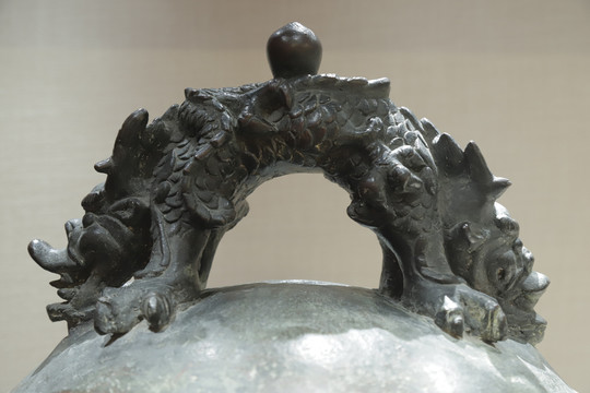郑和铜钟龙雕塑