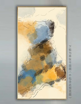 抽象油畫
