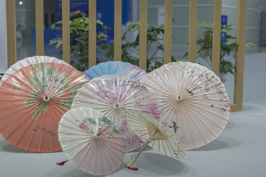 竹制品油纸伞