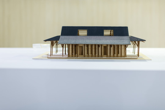 竹制模型房屋