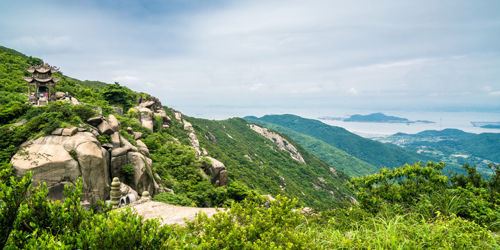 安期峰俯瞰千岛