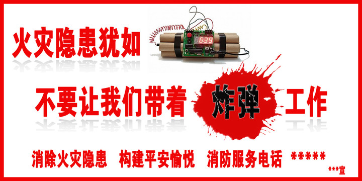 火災(zāi)隱患警示