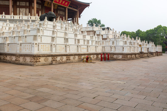 常州天宁禅寺天宁宝塔护栏碑廊