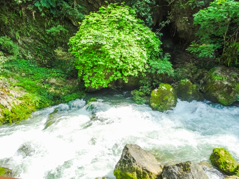 小七孔景区激流