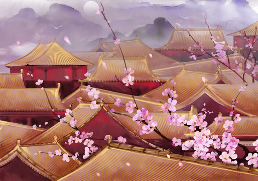 皇宮插畫(huà)