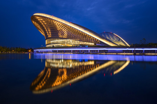 成都露天音乐公园夜景