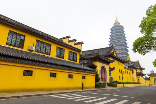 江苏常州天宁禅寺围墙