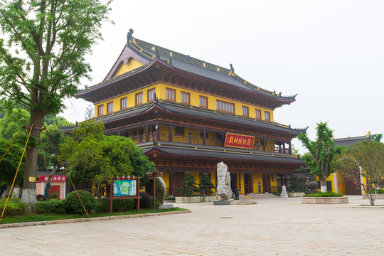 江苏常州天宁禅寺护法财神殿