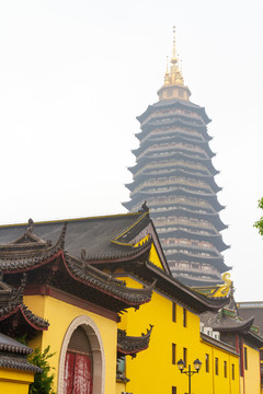 江苏常州天宁禅寺围墙