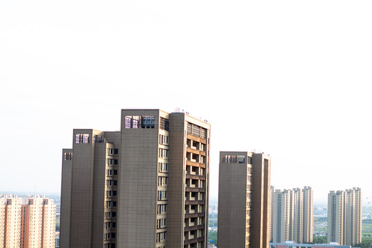 中国上海高楼大厦房地产建筑景观