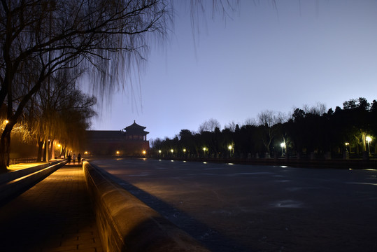 午门城楼夜景