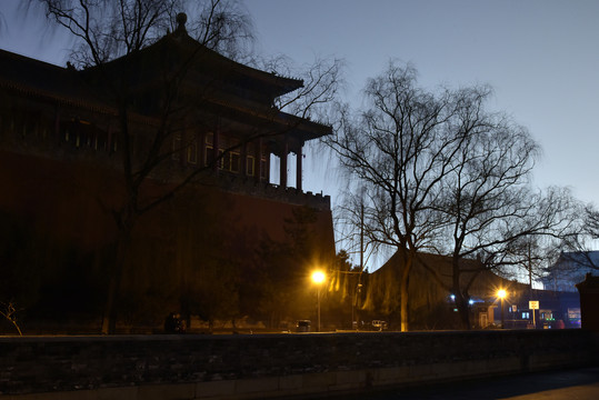 午门城楼夜景