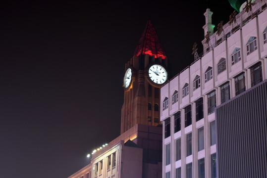 王府井商业街夜景