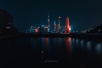 上海陆家嘴夜景