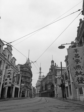 老上海南京路風情