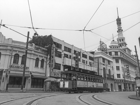 老上海有轨电车