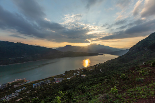 向家坝库区风光