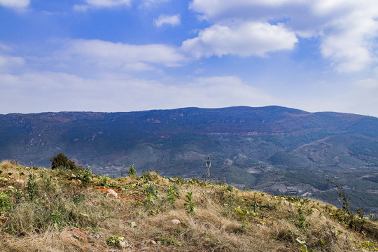 云南富民县山村