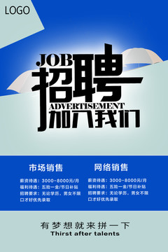 招聘海報