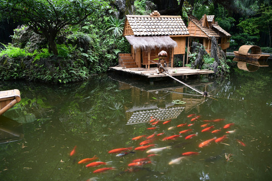 望江楼水景区