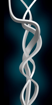 3d抽象線(xiàn)條裝飾畫(huà)