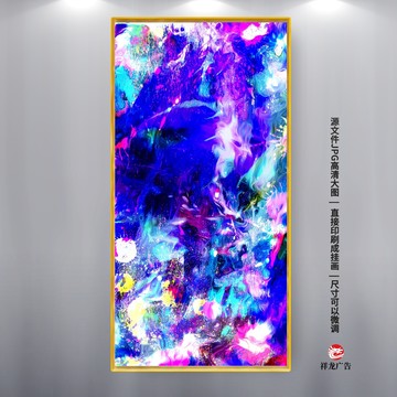 玄關(guān)抽象油畫