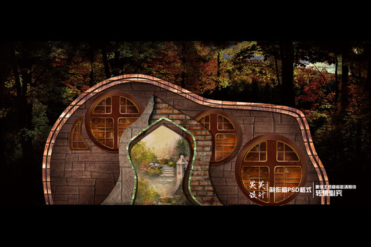 婚禮森系背景
