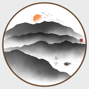 國畫山水