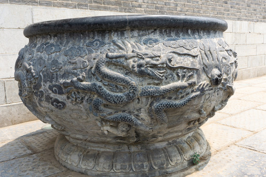 古代消防水缸