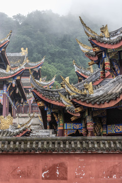 重庆綦江古剑山净音寺风光