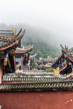 重庆綦江古剑山净音寺风光