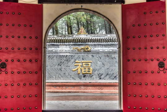 重庆綦江古剑山净音寺风光