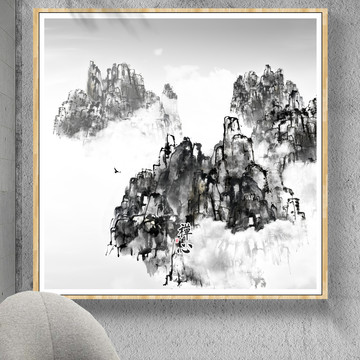 山水掛畫