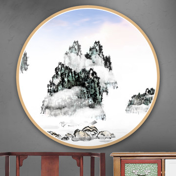 水墨裝飾畫(huà)