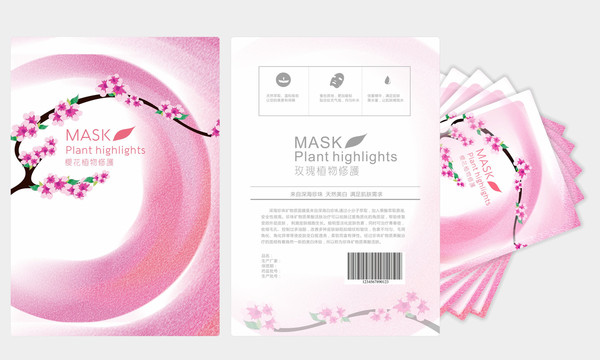 櫻花面膜X4