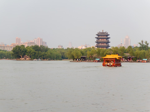 济南大明湖风光