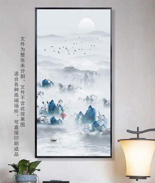 抽象山水裝飾畫(huà)