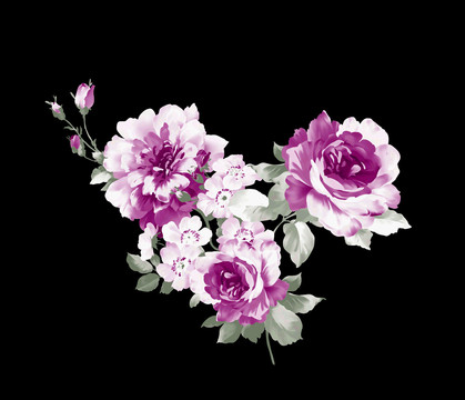 花團(tuán)錦簇牡丹